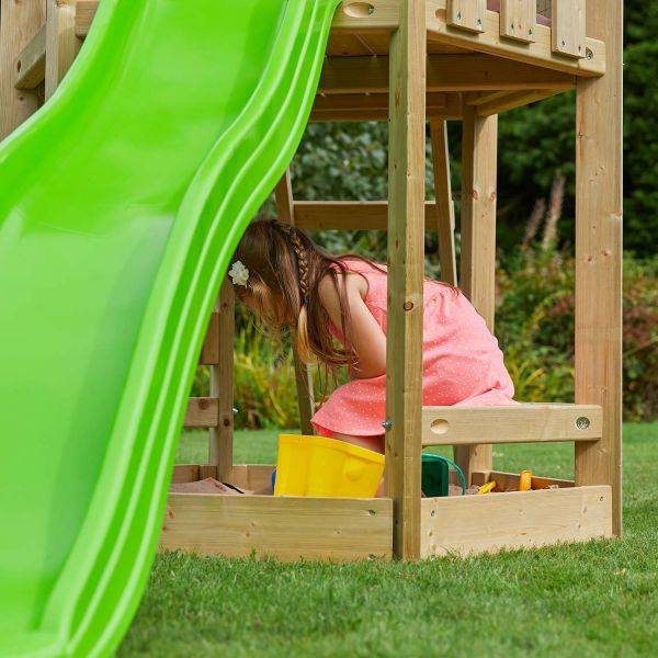 Tp Toys - Aire de jeux en bois avec glissière et portique Castelwood Tp Toys - Image 6