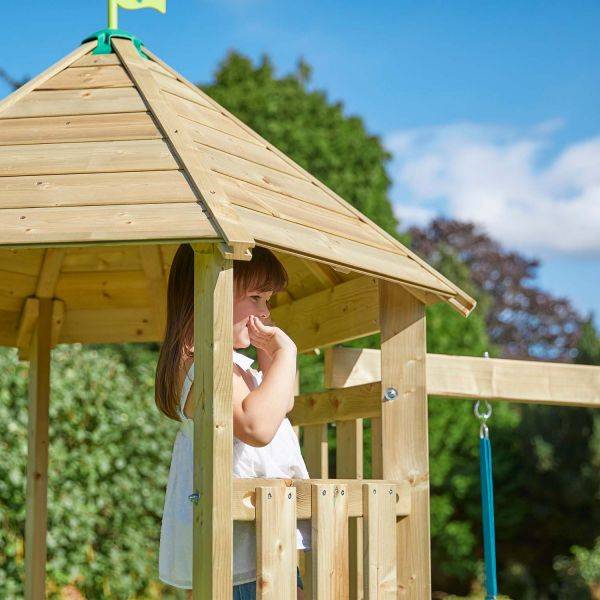 Tp Toys - Aire de jeux en bois avec glissière et portique Castelwood Tp Toys - Image 8