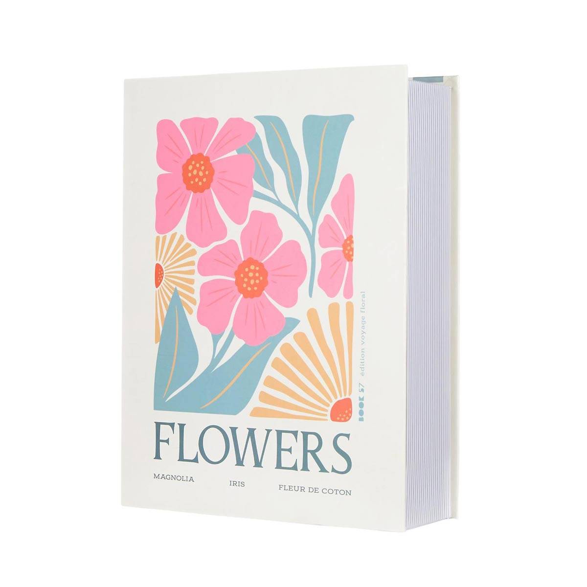 The Home Deco Factory - Coffret Senteur Parfumée "Flower" 25cm Fleur de Coton - Image 2