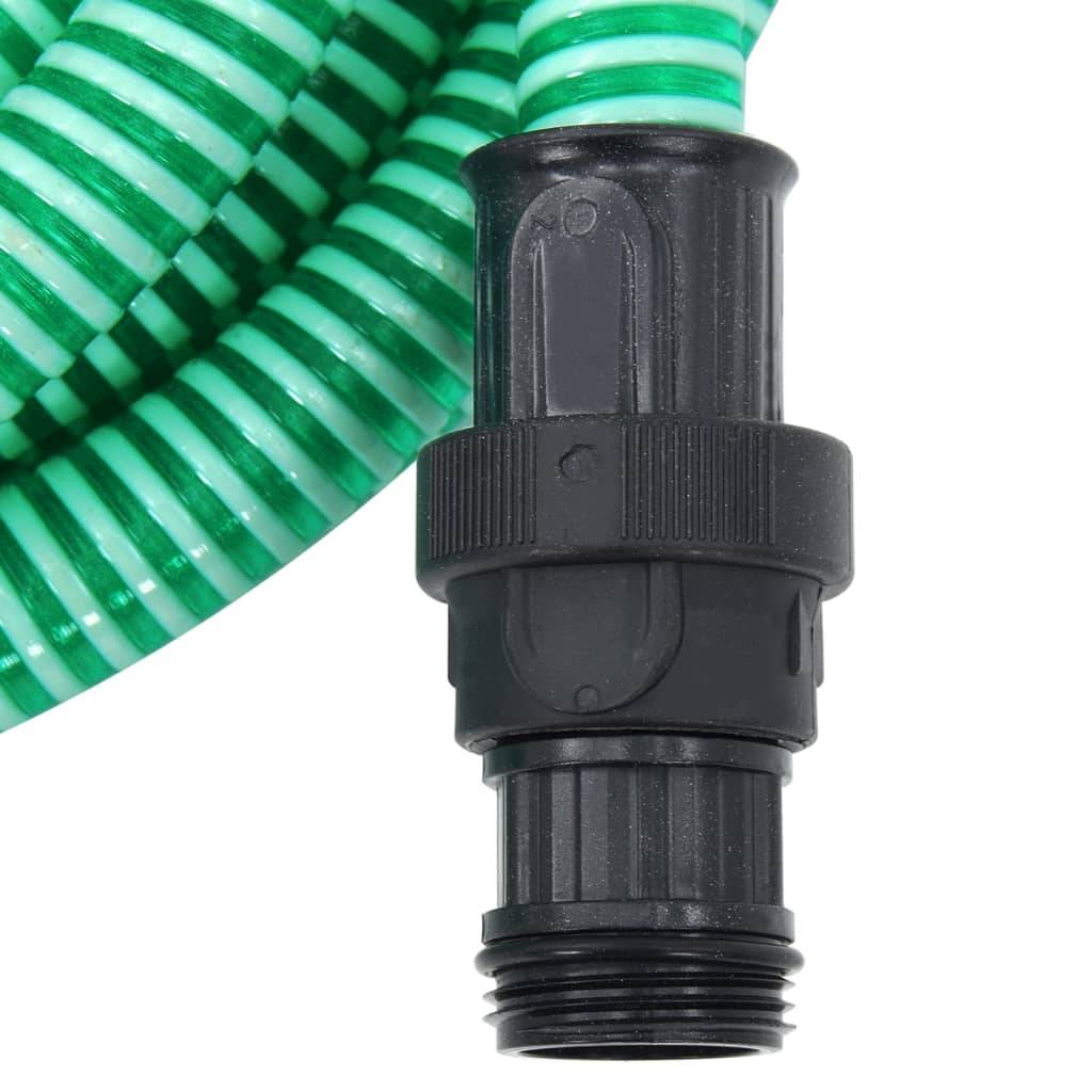 Vidaxl - Tuyau d'aspiration avec raccords en PVC vert 1" 7 m PVC vidaXL 151071 - Image 2