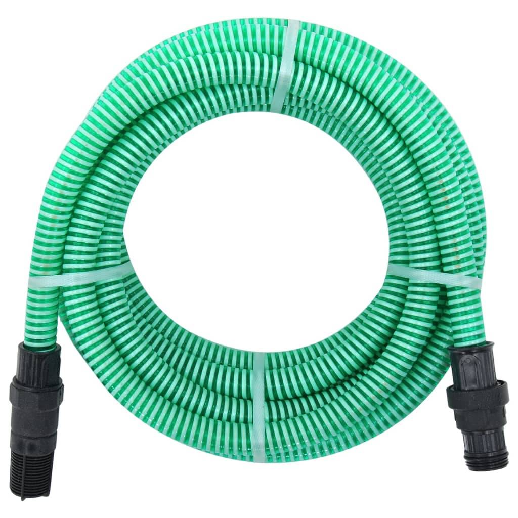 Vidaxl - Tuyau d'aspiration avec raccords en PVC vert 1" 7 m PVC vidaXL 151071 - Image 1