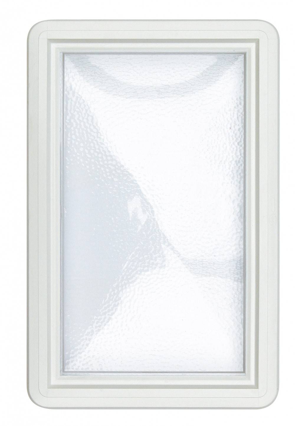 Centrale Brico - Hublot pour porte de garage coulissante, 37 x 23.5 cm, Ep.22 à 26 mm Centrale Brico