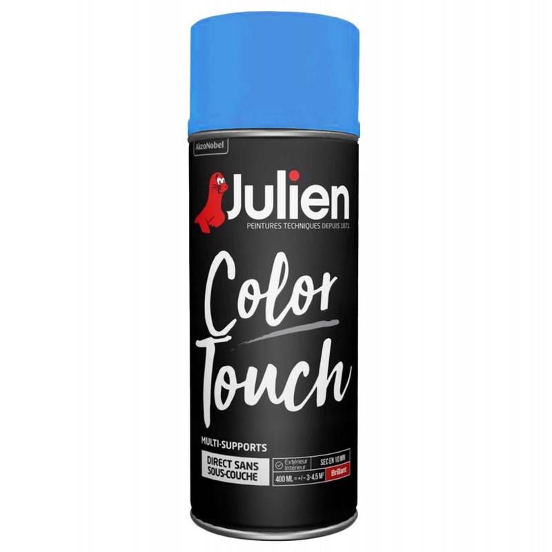 Julien - Peinture aérosol Color Touch 400 ml JULIEN - Couleur: Brun chataigne brillant RAL 8016 - Image 5