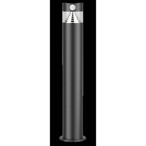 Borne solaire - GALIX - G4585C - Forte clarte - Inox avec détecteur - H50 cm - 150 Lumens - Image 2