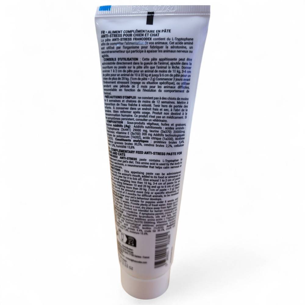 Francodex - Pâte Anti-Stress tube de 100 g Pour Chiens et Chats - Image 4