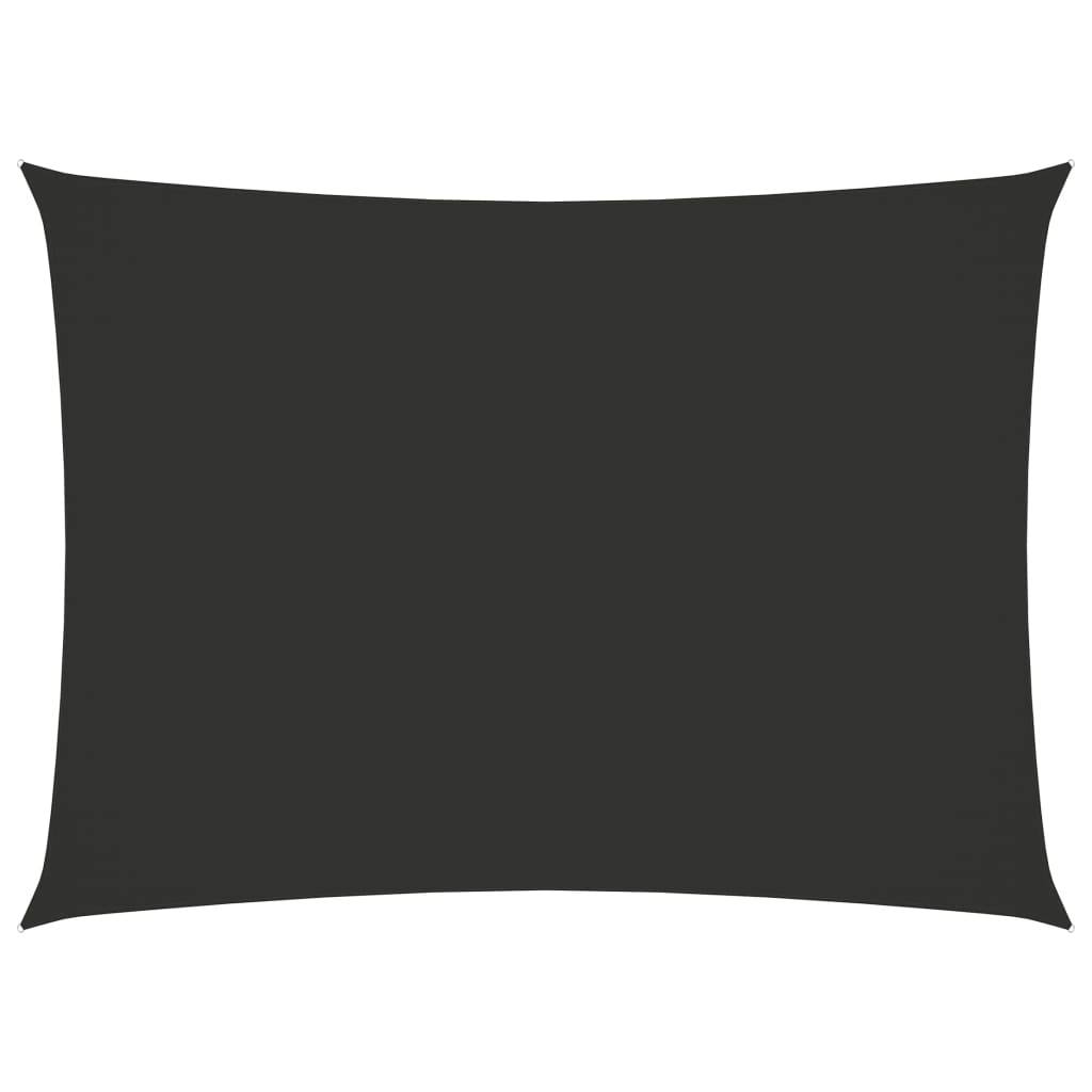 Helloshop26 - Voile toile d'ombrage parasol tissu oxford rectangulaire 2,5 x 4,5 m anthracite - Image 1