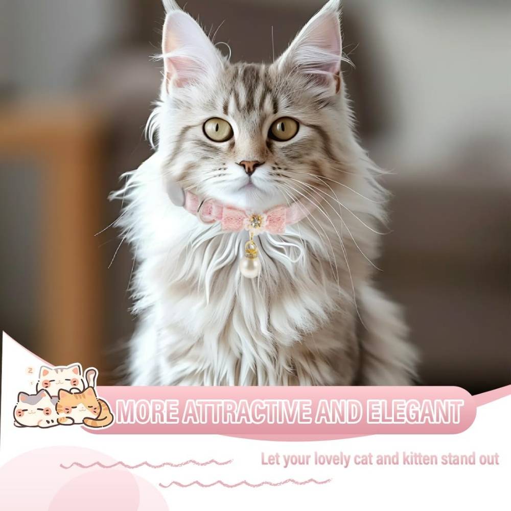 IntiMeg - Collier pour chat en perles et papillons - IntiMeg - Image 2