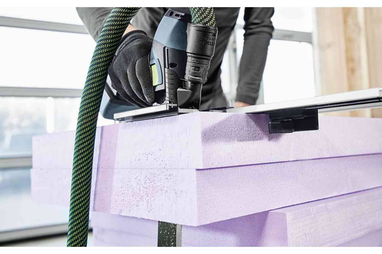 Scie sans fil pour matériaux isolants ISC 240 HPC 4,0 EBI-Plus - FESTOOL - avec 2 batteries 18V 4.0 Ah - chargeur - lame - systainer - 576569 - Image 6