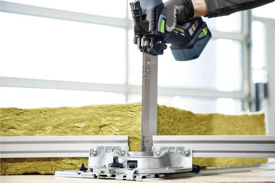 Scie sans fil pour matériaux isolants ISC 240 HPC 4,0 EBI-Plus - FESTOOL - avec 2 batteries 18V 4.0 Ah - chargeur - lame - systainer - 576569 - Image 4