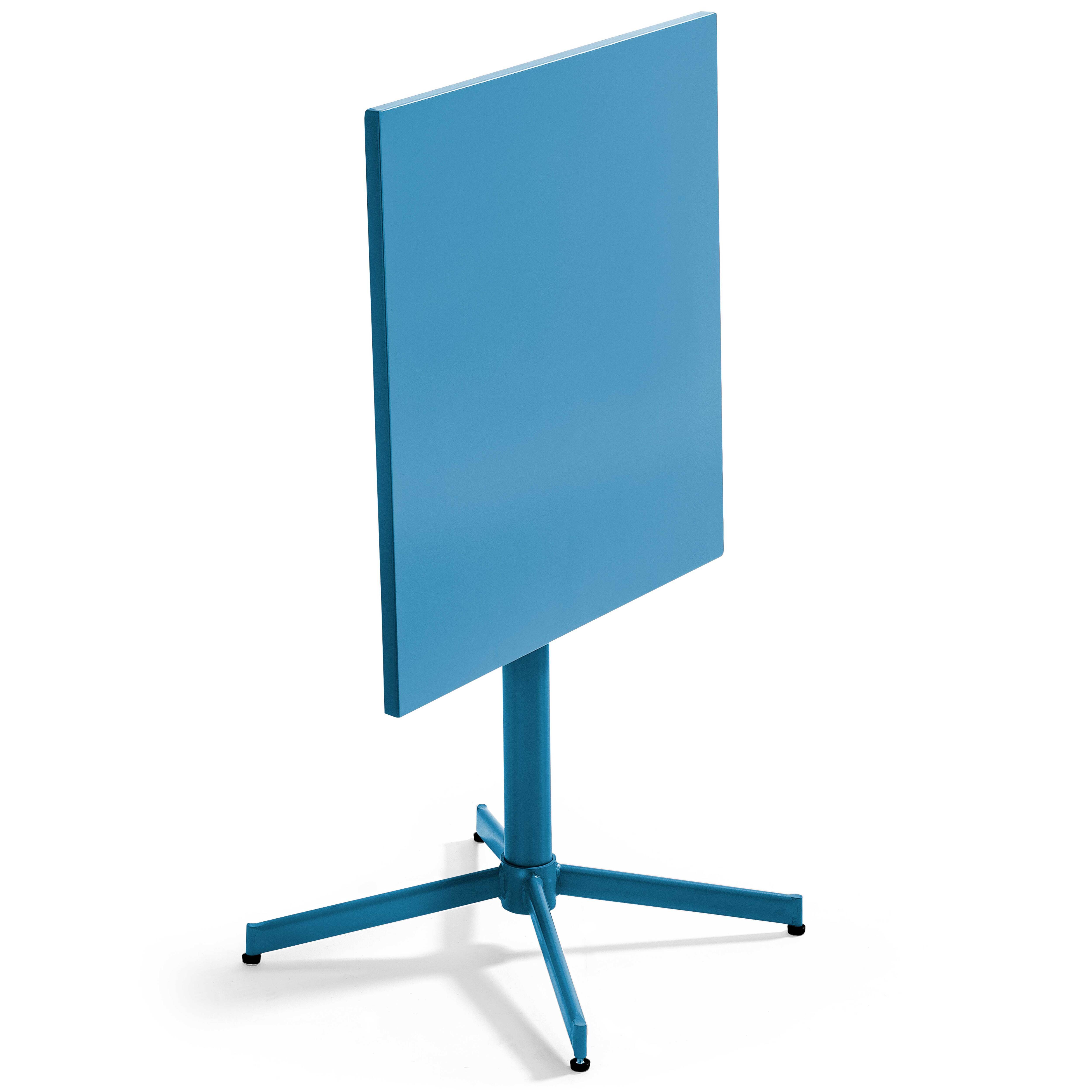 Oviala - Ensemble table inclinable de jardin et 2 chaises bleu pacific Palavas - Oviala - Image 3