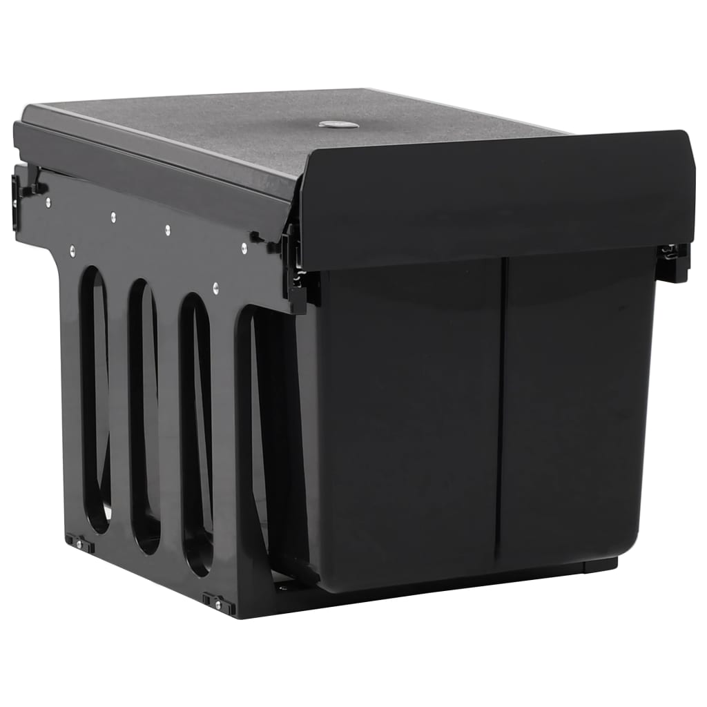 Vidaxl - Poubelle amovible de cuisine fermeture en douceur 48 L - vidaXL