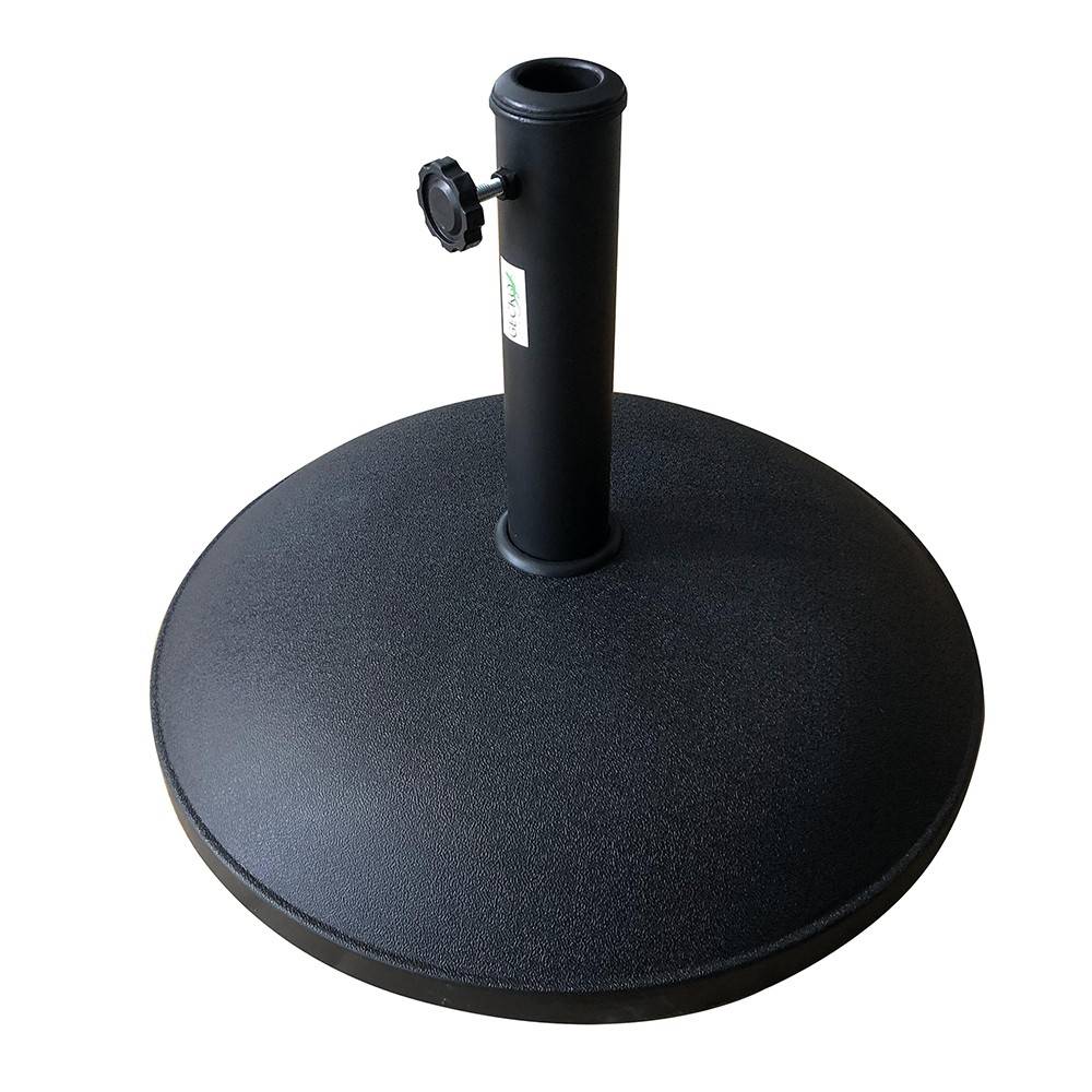 Pied de parasol rond en ciment gris 25 kg Cimenta - Gecko Jardin - Image 6