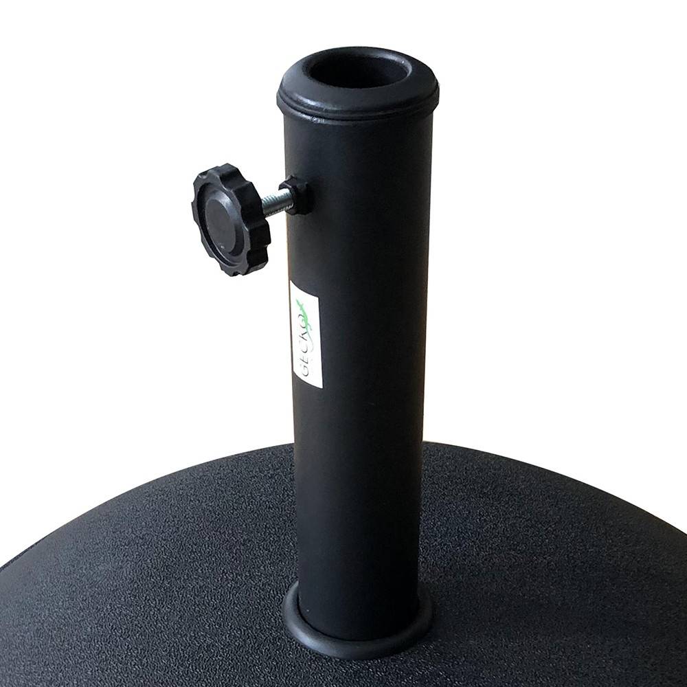 Pied de parasol rond en ciment gris 25 kg Cimenta - Gecko Jardin - Image 5