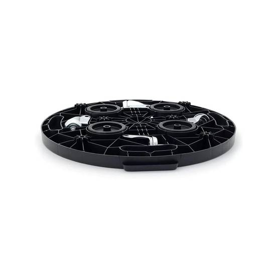 Support Plante Rond 30x7cm - Plateau à Roulettes Porte Pot de Fleurs Charge Lourde 170kg - Polypropylène antichoc Art Plast - Image 5