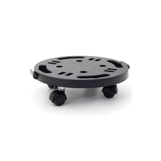 Support Plante Rond 30x7cm - Plateau à Roulettes Porte Pot de Fleurs Charge Lourde 170kg - Polypropylène antichoc Art Plast - Image 1