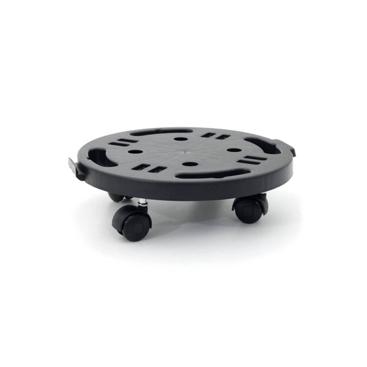 Support Plante Rond 30x7cm - Plateau à Roulettes Porte Pot de Fleurs Charge Lourde 170kg - Polypropylène antichoc Art Plast - Image 1