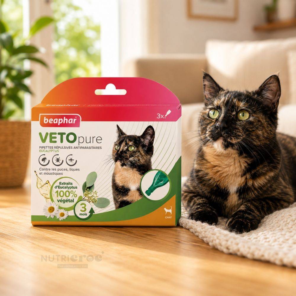Pipettes insectifuges VETOpure Beaphar : Chat BEAPHAR - Image 2