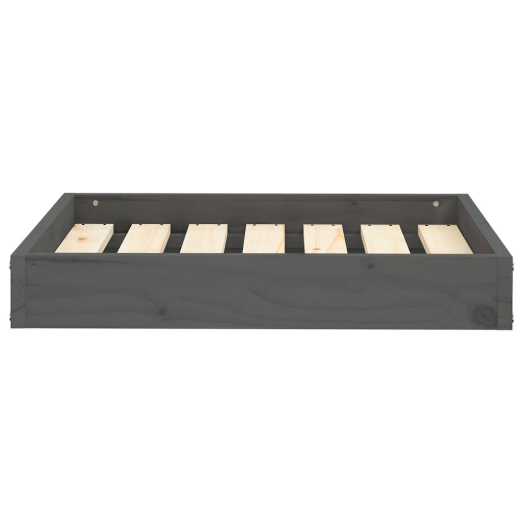 Vidaxl - Lit pour chien Gris 61,5x49x9 cm Bois de pin solide vidaXL 820853 - Image 4