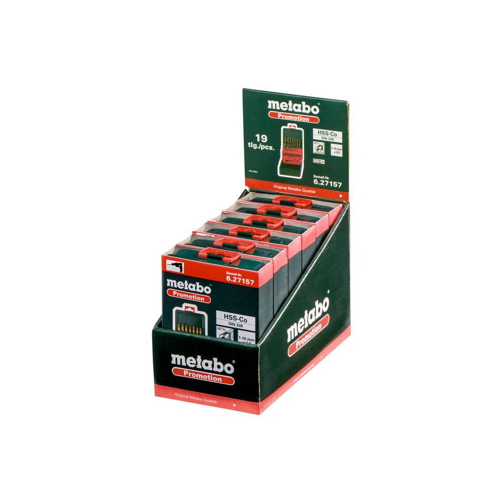 Metabo - Coffret de 19 forets à métaux en acier rapide HSS-CO SP - Image 2
