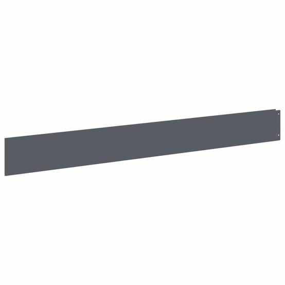 Bordures de jardin acier anthracite 100 x 12 cm - PANGIVO - Image 2