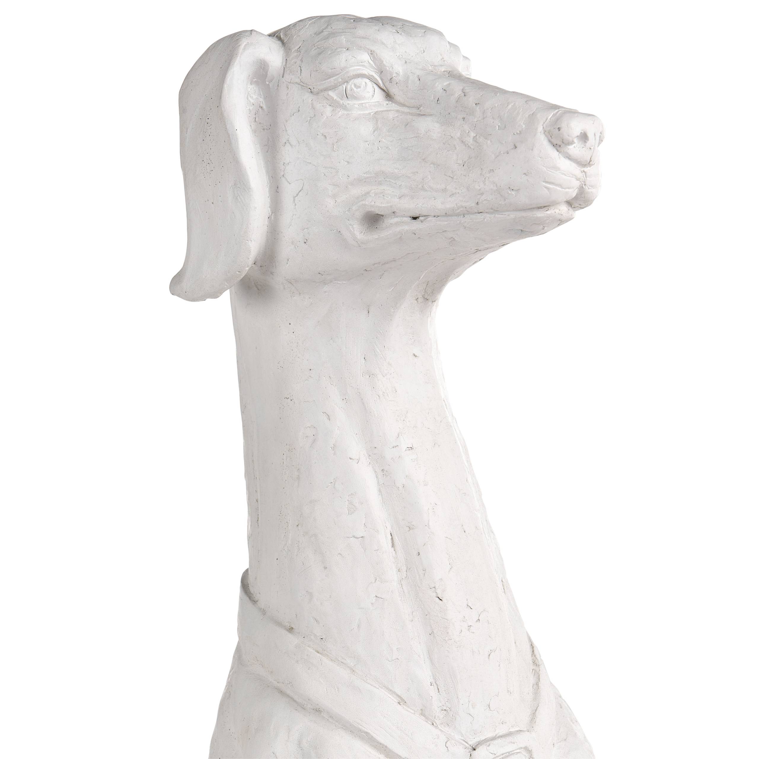 Beliani - Statue de jardin Oxyde de magnésium Blanc CHART - 21x19x83- Beliani - Image 6