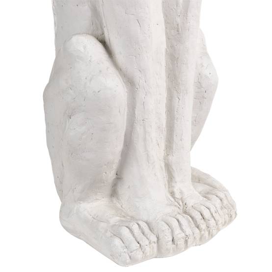 Beliani - Statue de jardin Oxyde de magnésium Blanc CHART - 21x19x83- Beliani - Image 7