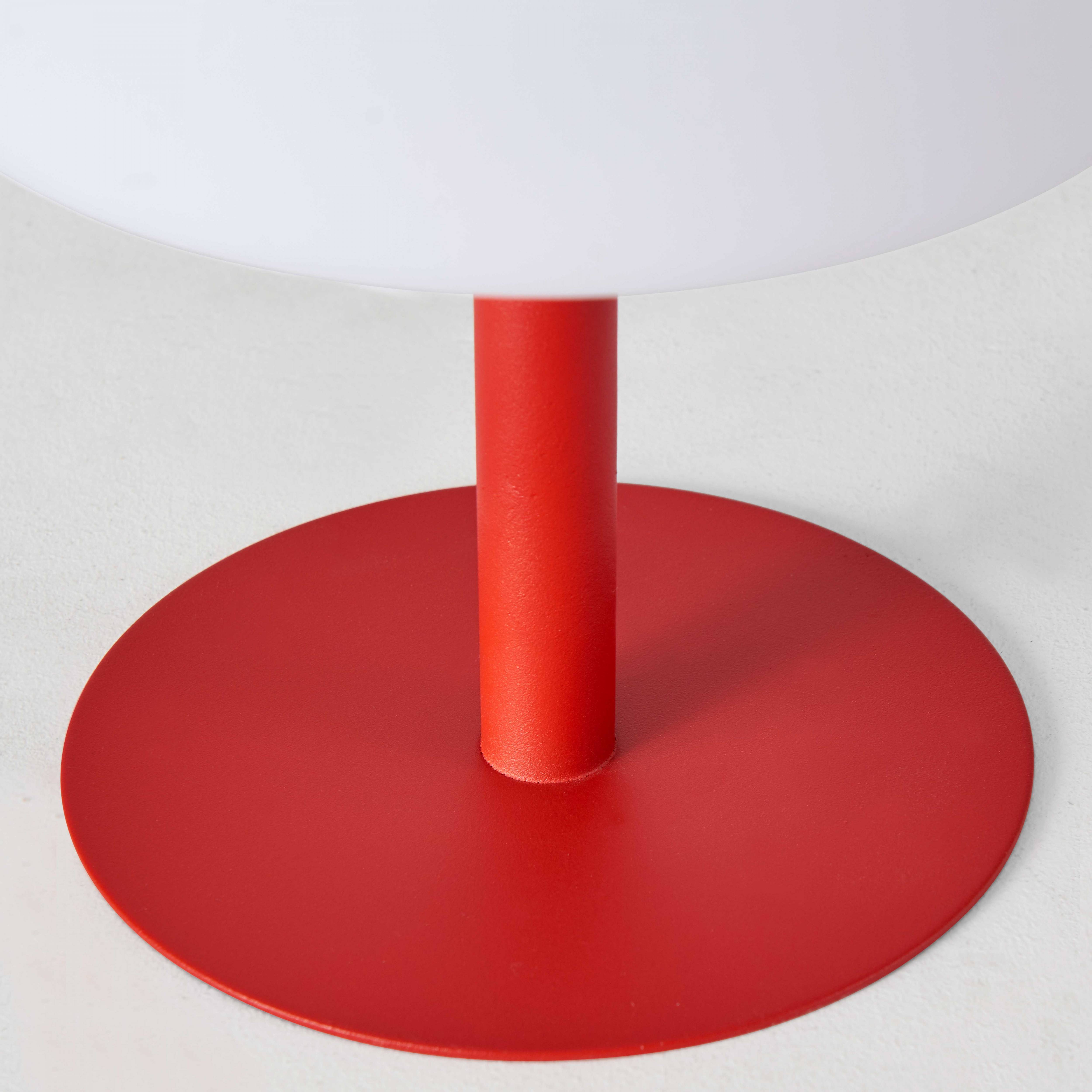 Oviala - Mini lampe acier rouge Bell - Oviala - Image 3