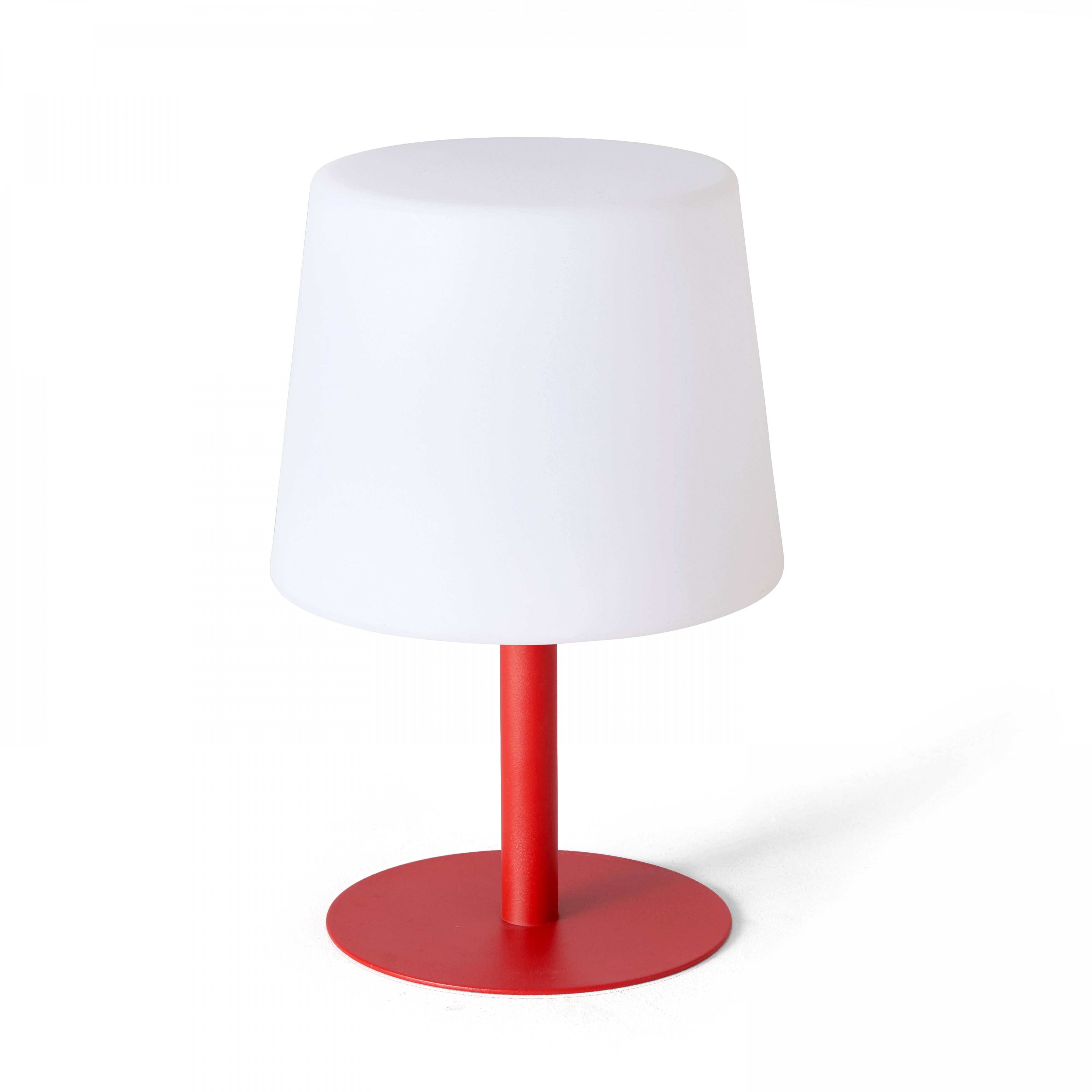 Oviala - Mini lampe acier rouge Bell - Oviala - Image 1