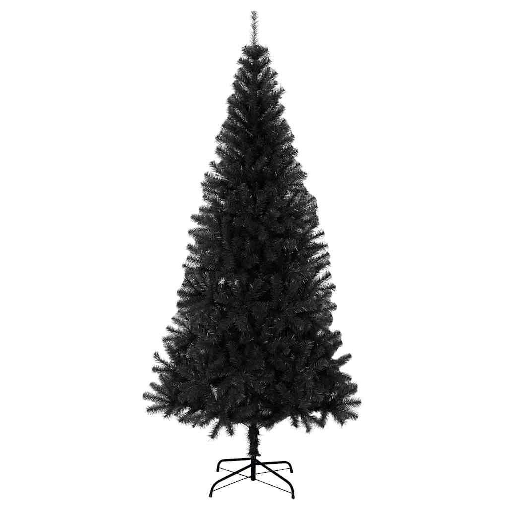 Vidaxl - Sapin de Noël Noir 210 cm PVC vidaXL 3396492 - Image 4