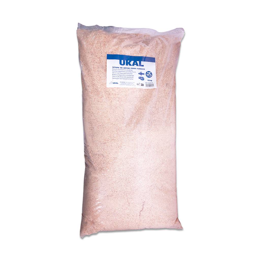 Ukal - Sciure de hêtre pour fumage 15 kg UKAL