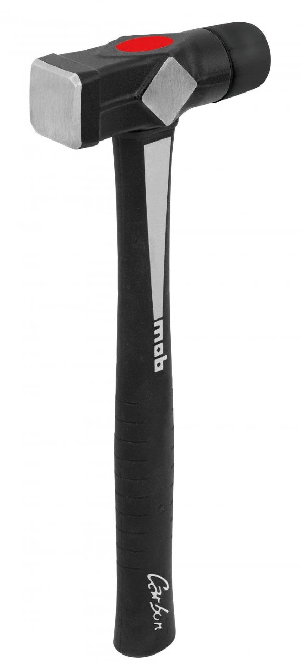 Marteau duo embout caoutchouc noir manche carbon - MOB - Image 1