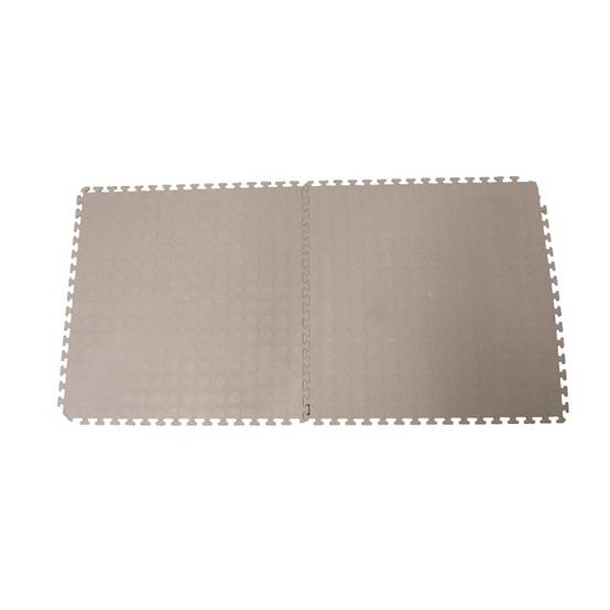 Dalle clipsable intérieur/extérieur Motif "point rond" - Gris clair 50 x 50 cm - Jardinex - Image 4