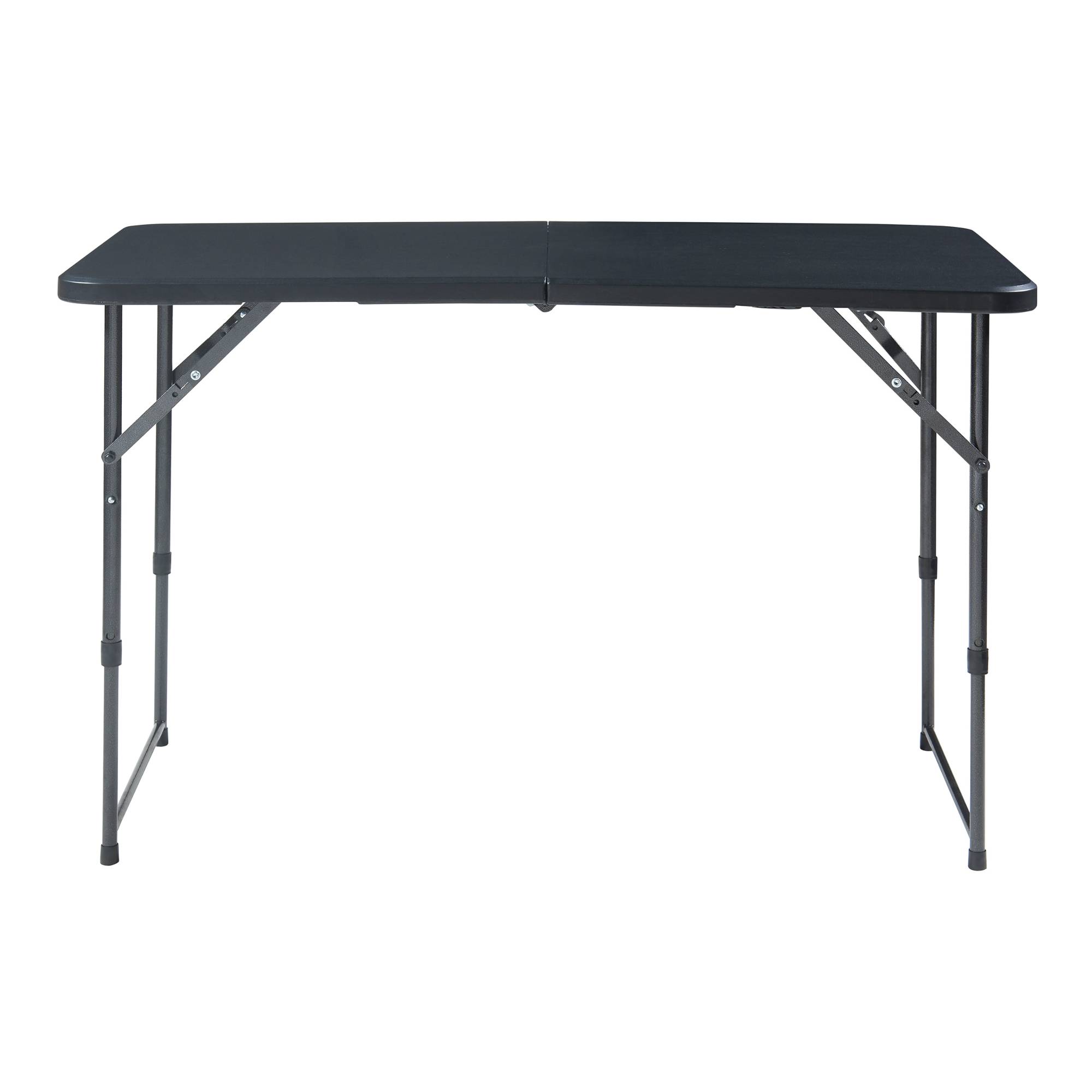 Table de camping pliante Adelfia à hauteur réglable 120 x 60 cm noir [en.casa] - Image 7