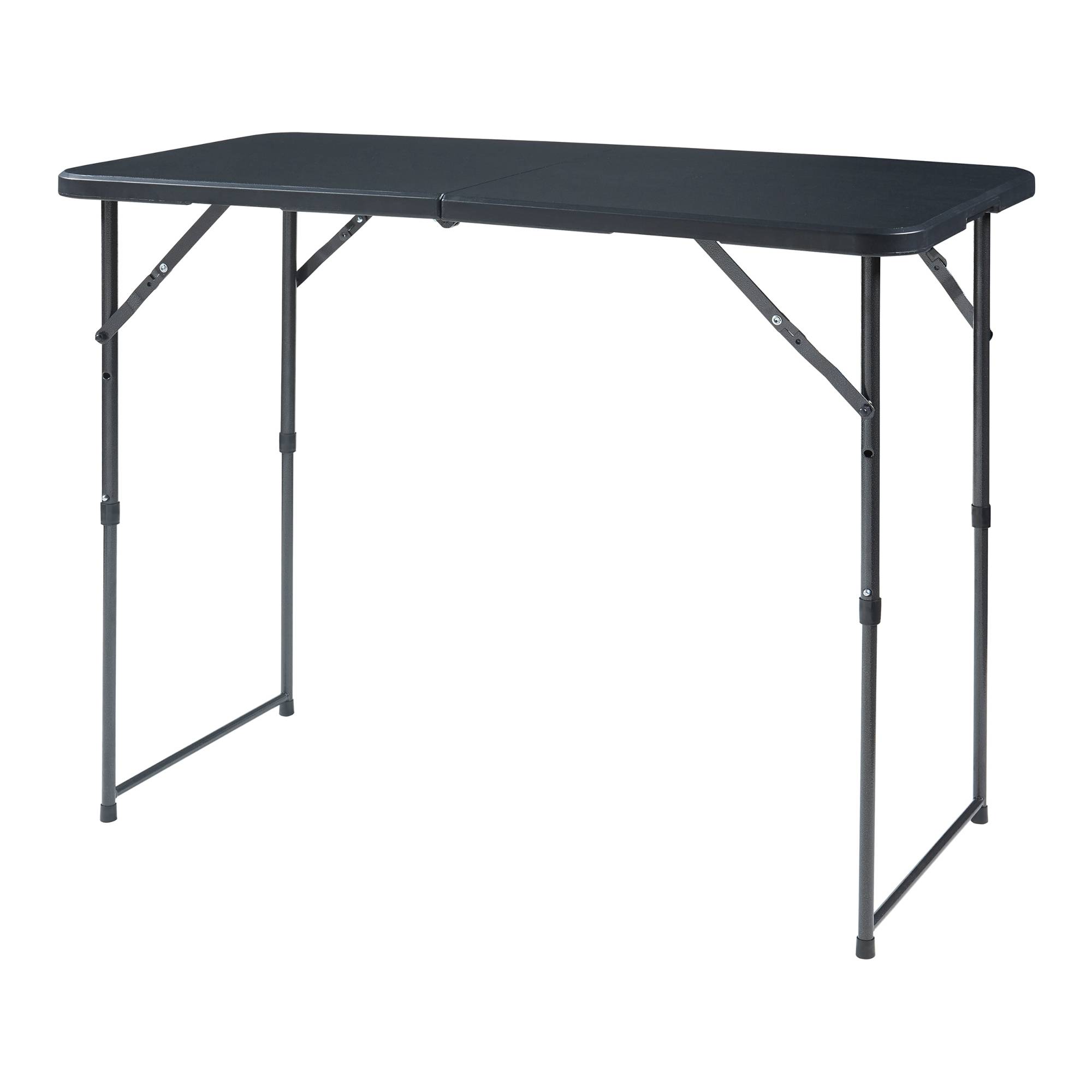 Table de camping pliante Adelfia à hauteur réglable 120 x 60 cm noir [en.casa] - Image 5