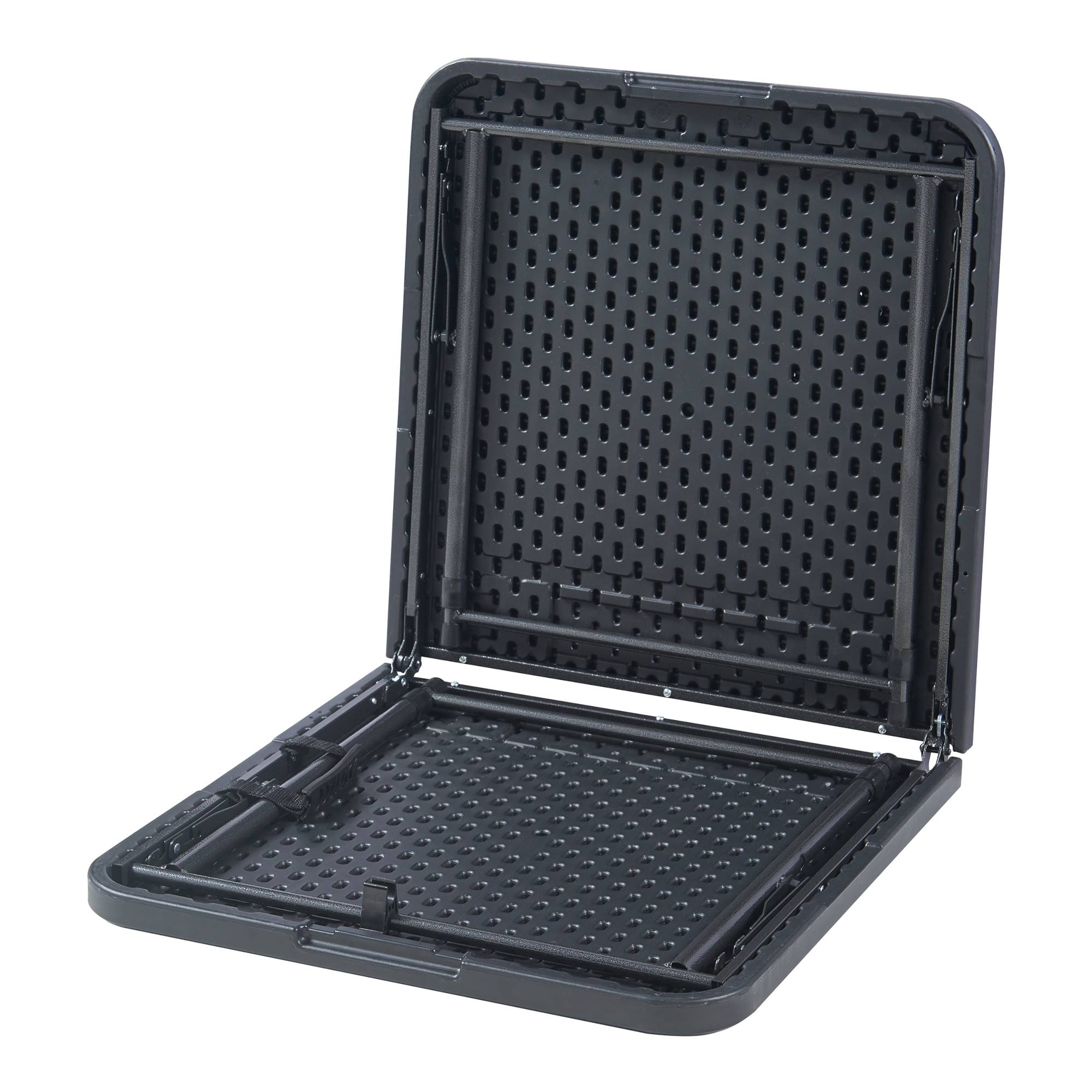 Table de camping pliante Adelfia à hauteur réglable 120 x 60 cm noir [en.casa] - Image 9