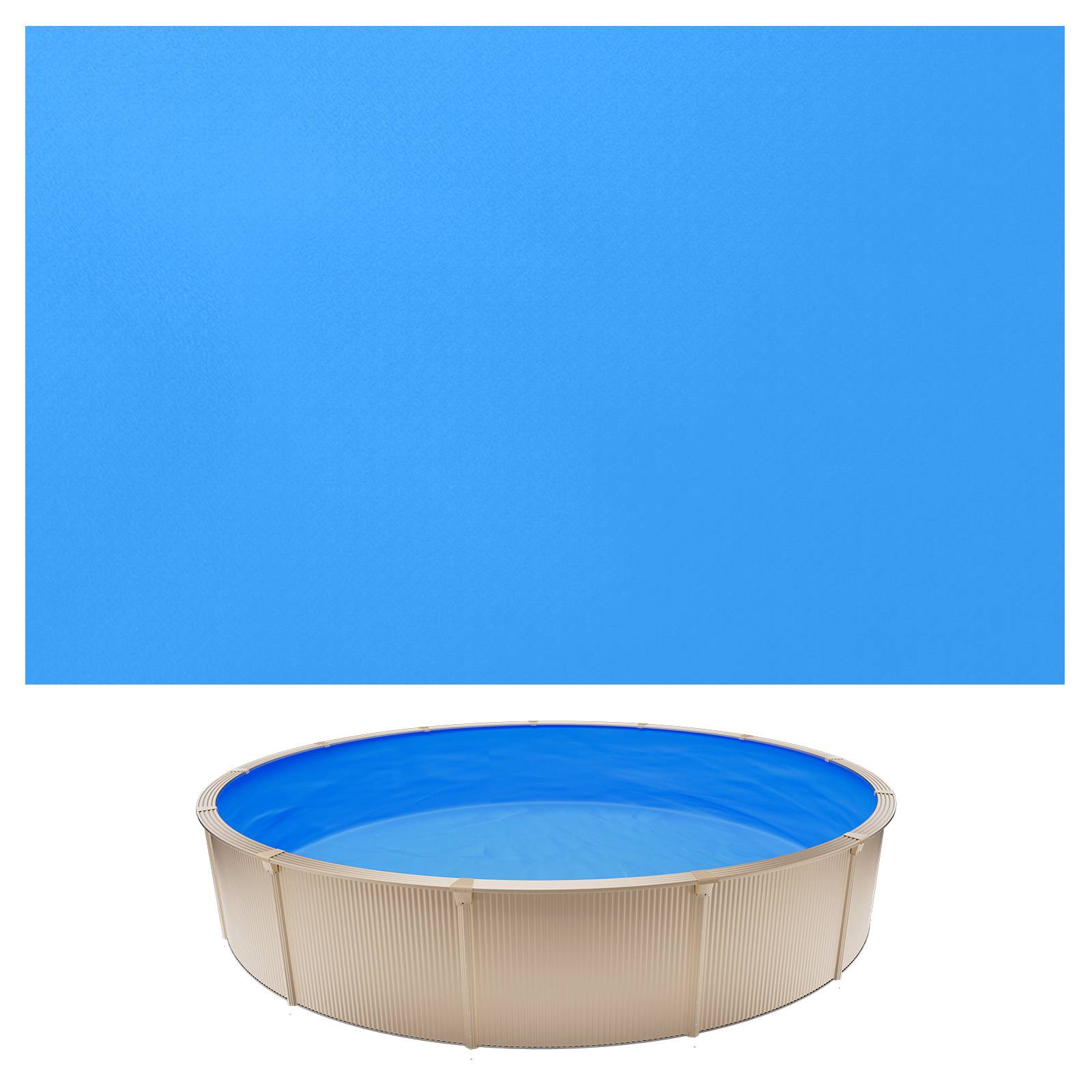 Vevor - VEVOR Liner Piscine Hors-Sol Film Intérieur de Piscine Ronde 360x90 cm Overlap - Image 1