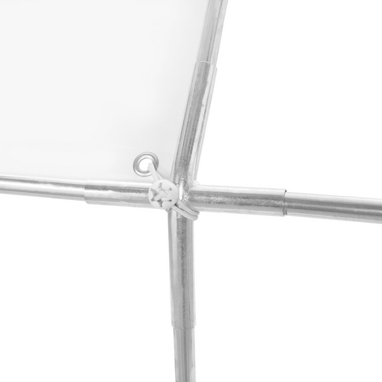 Enclos poulailler dôme 7,5 m² parc grillagé 3x2,5 M avec porte latérale - Image 6