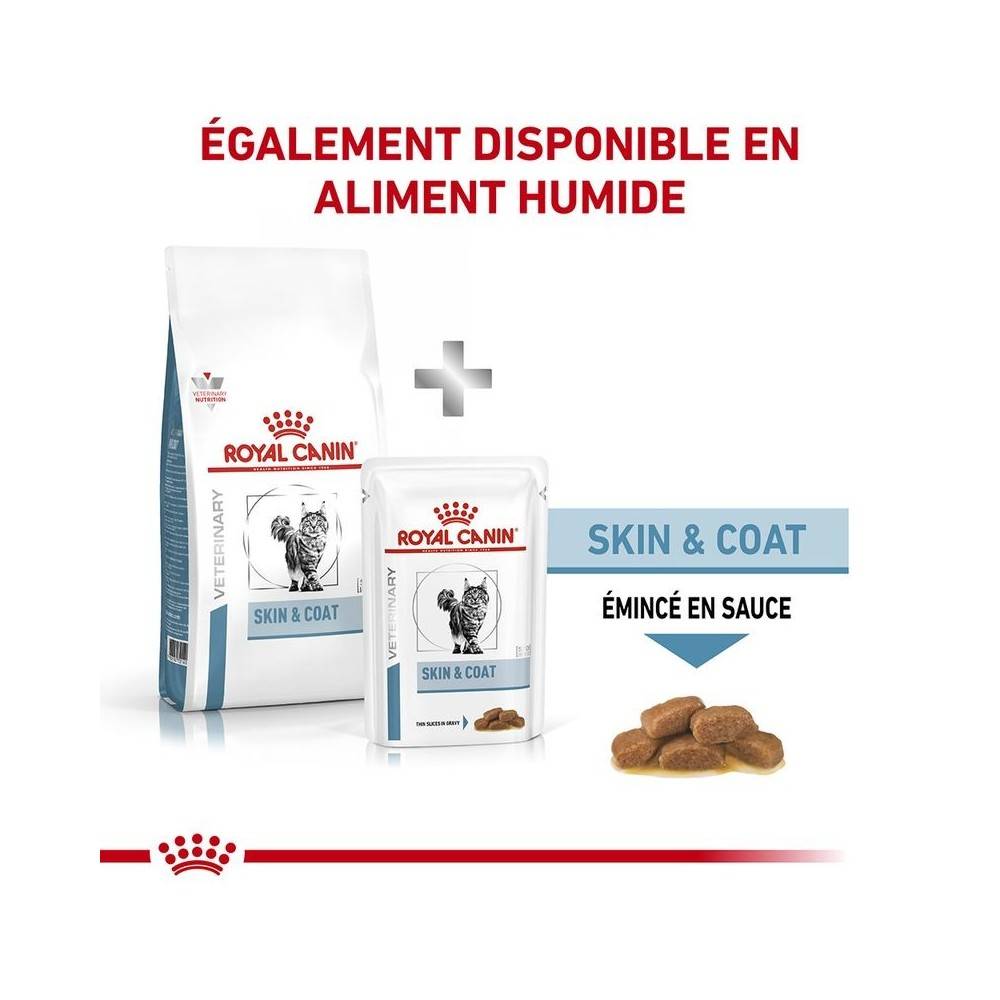 Royal Canin - Croquettes chat VETERINARY CAT SKIN COAT - Royal Canin 3,5 kg - Image 2