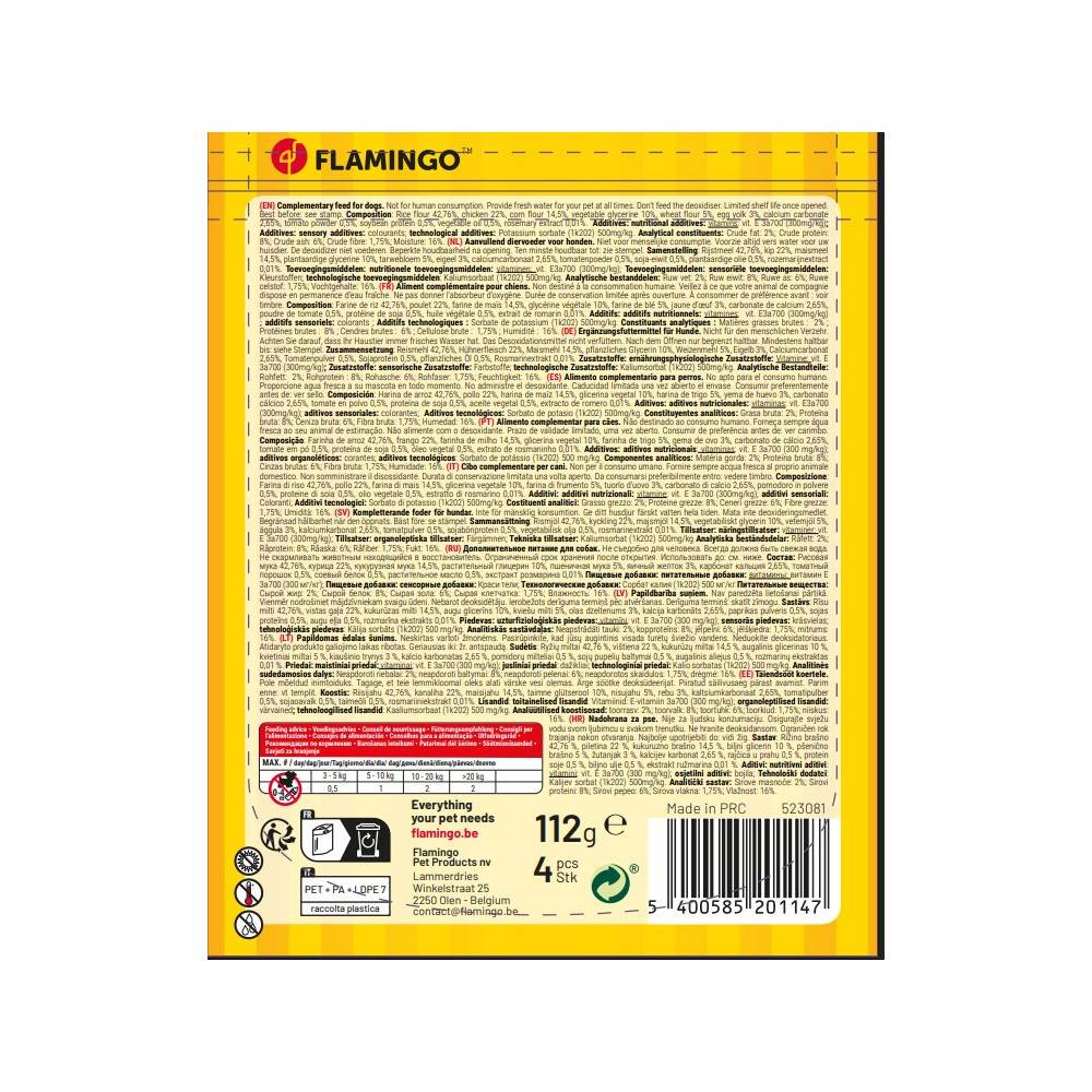 Flamingo - Flamingo - Friandises Fast Food Hot-dog avec poulet 112 g pour chien - Image 5