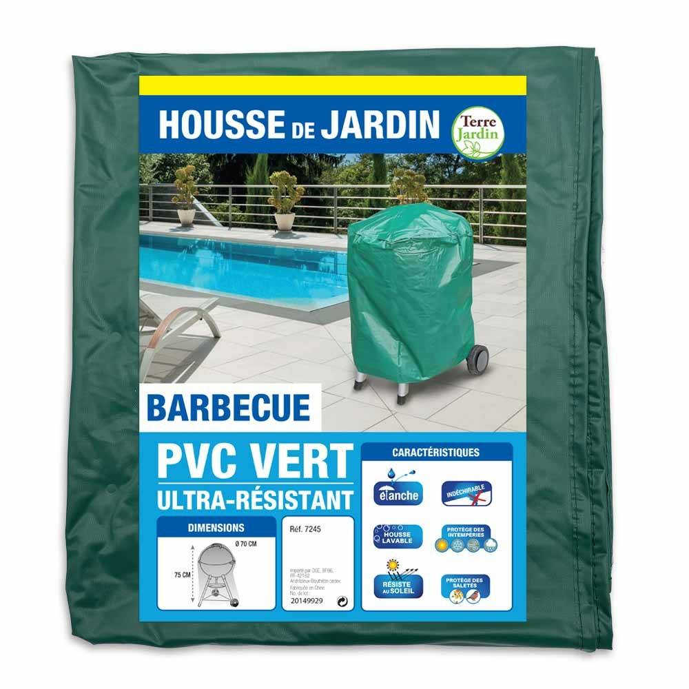 Housse de protection en PVC pour barbecue rond - Image 3