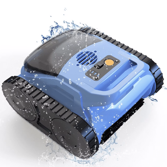 Robot nettoyeur automatique sans fil SEAUTO SAT20PRO, navigation intelligente, haute aspiration, longue autonomie pour piscine jusqu'à 200m² - Image 1