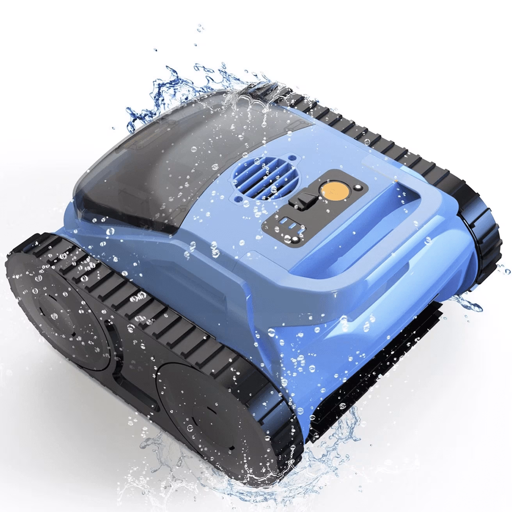 Robot nettoyeur automatique sans fil SEAUTO SAT20PRO, navigation intelligente, haute aspiration, longue autonomie pour piscine jusqu'à 200m² - Image 1