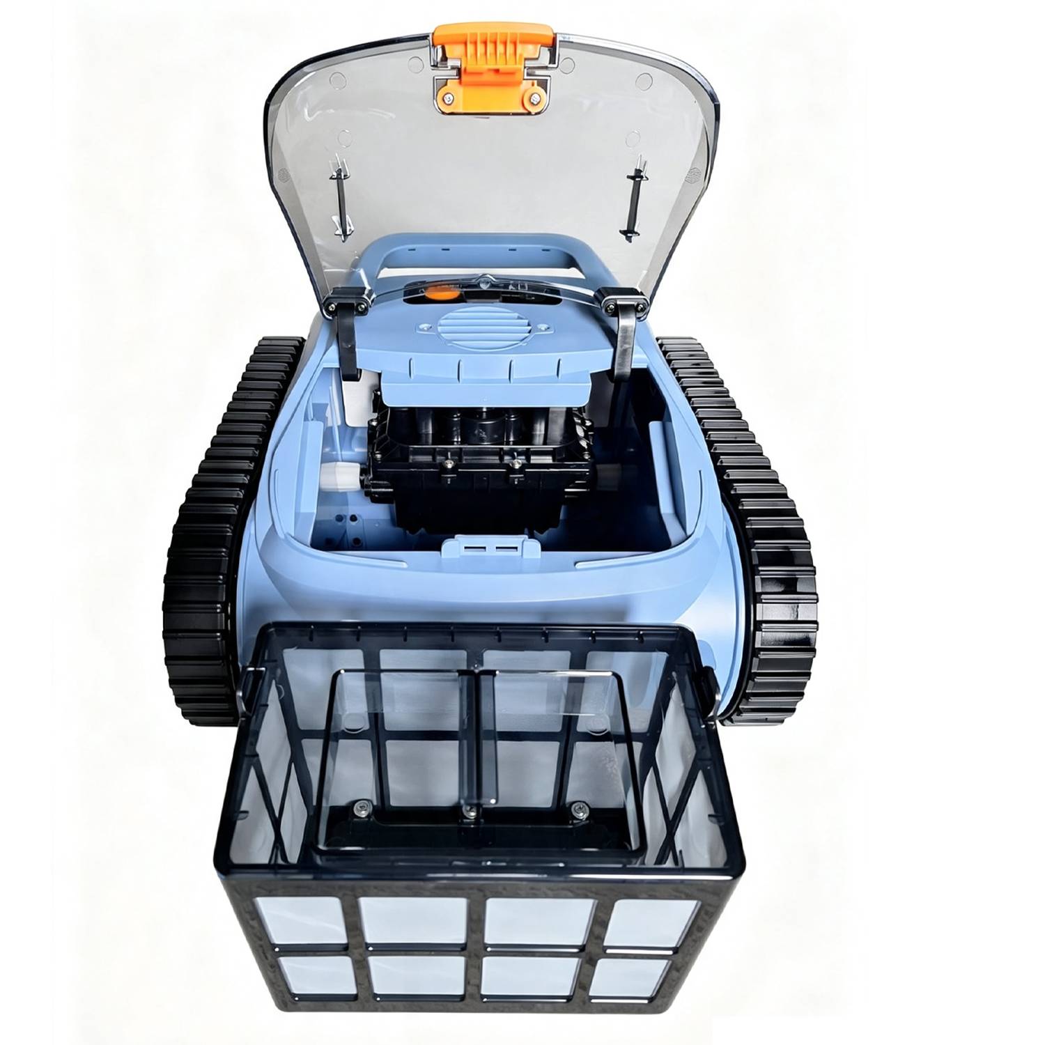 Robot nettoyeur automatique sans fil SEAUTO SAT20PRO, navigation intelligente, haute aspiration, longue autonomie pour piscine jusqu'à 200m² - Image 6