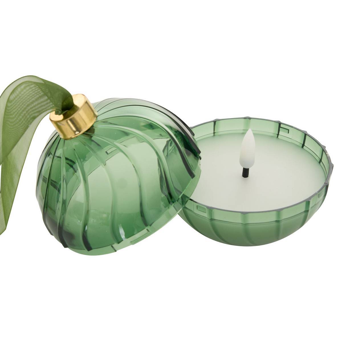Atmosphera - Bougie LED boule D. 9 cm - Atmosphera Créateur d'intérieur
