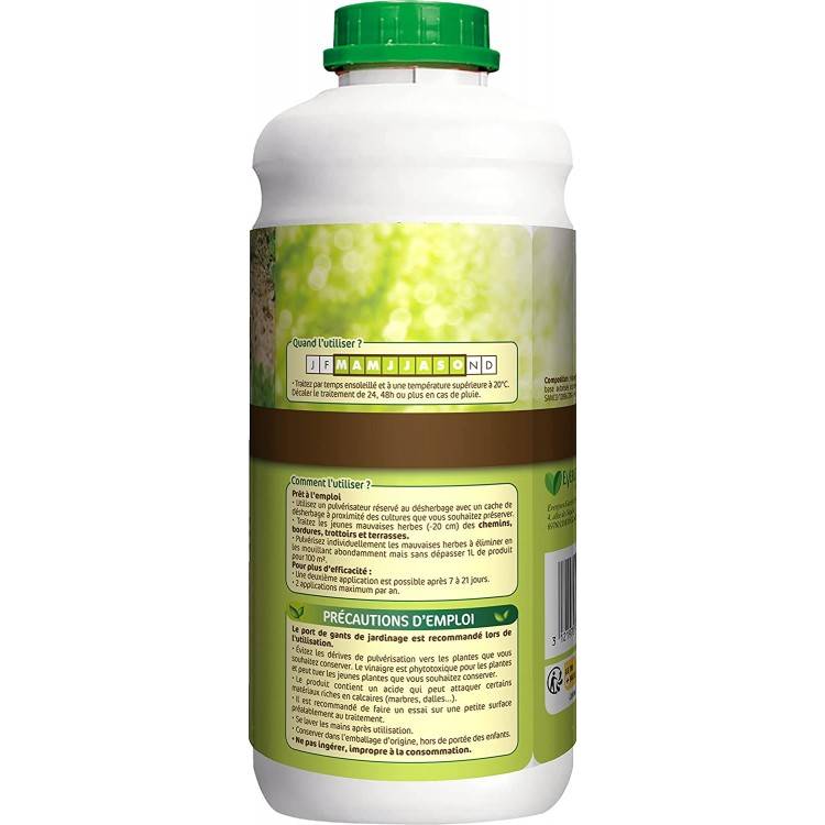 Naturen - NATUREN Vinaigre de Désherbage Multi-usages 1L ( NVIN1 ) - Image 2