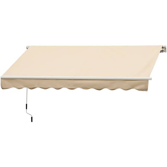 Store vertical extérieur aluminium balcon réduction chaleur 300x250cm beige - ComfortXL Outdoor Living - Image 2