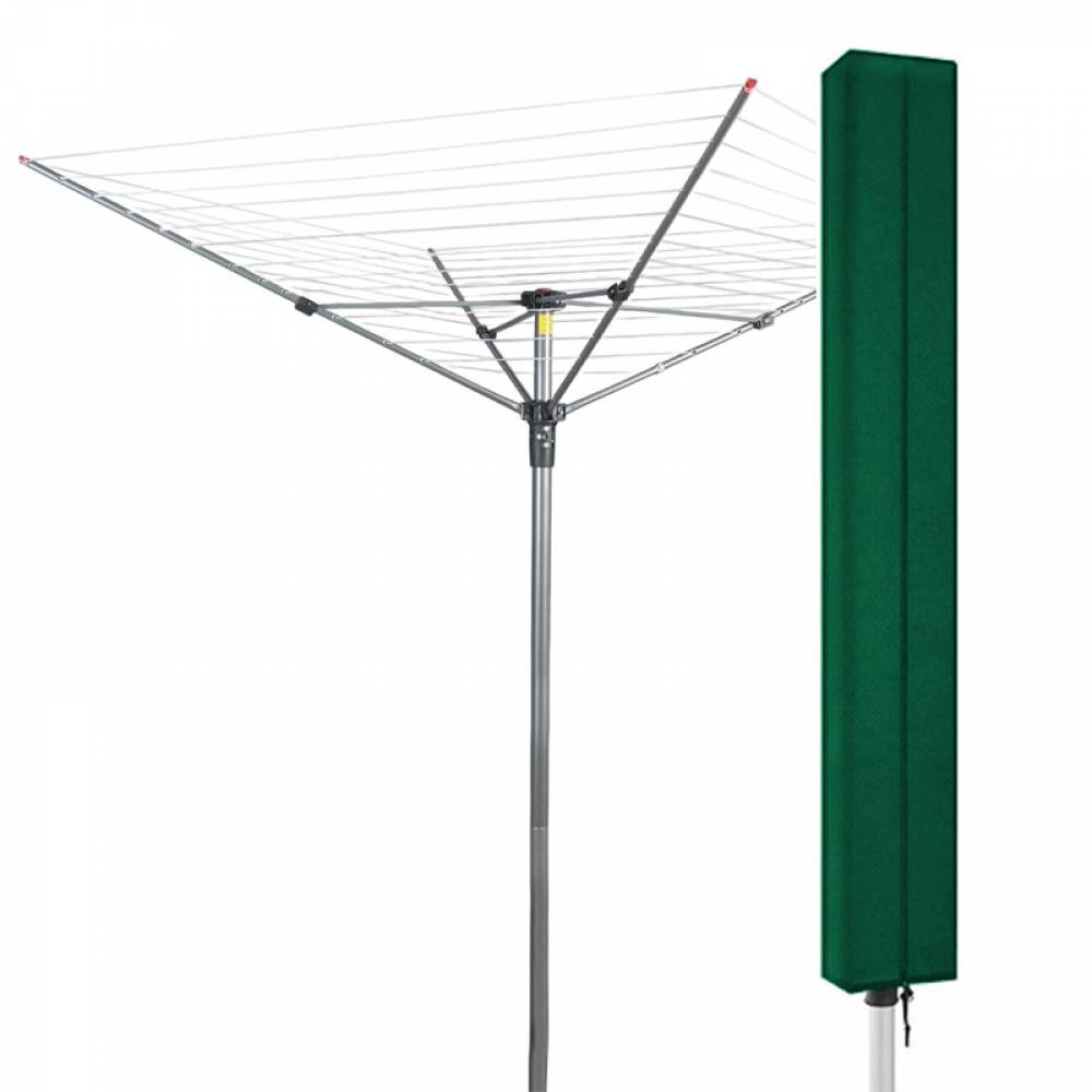 Housse de parasol sécheuse420D, housse de rangement résistante aux intempéries avec fermeture éclair et poche de rangement-verte (165x16x16cm)-Lytech - Image 1