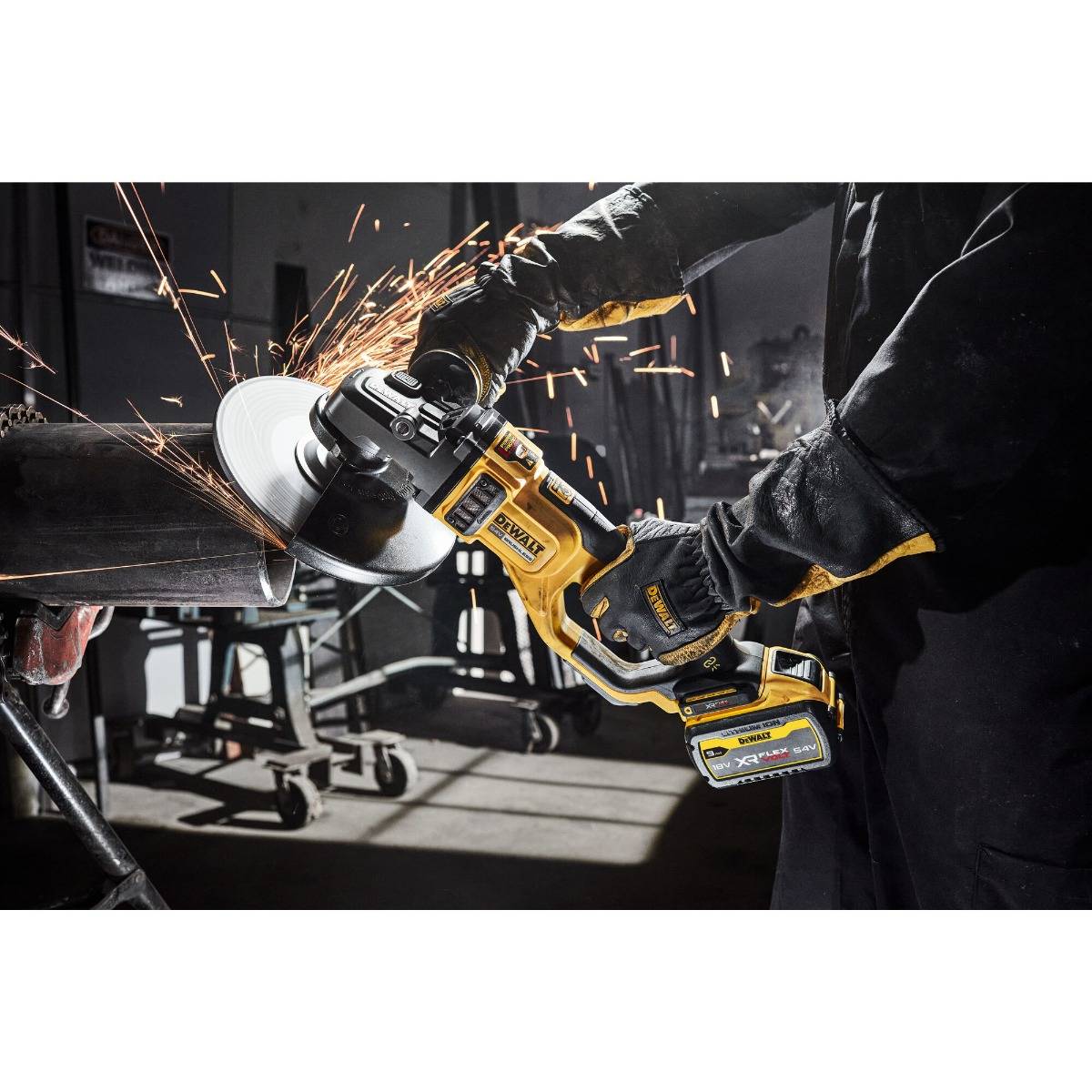 Meuleuse 230 mm DEWALT XR FLEXVOLT 54V 3Ah Li-Ion Brushless - Sans batterie, ni chargeur - DCG460NK-XJ - Image 6