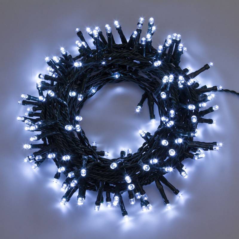 Lotti - Guirlande led 40M 1000 LED blanc froid 8 modes de lumière mémoire câble vert extérieur Lotti - Image 8
