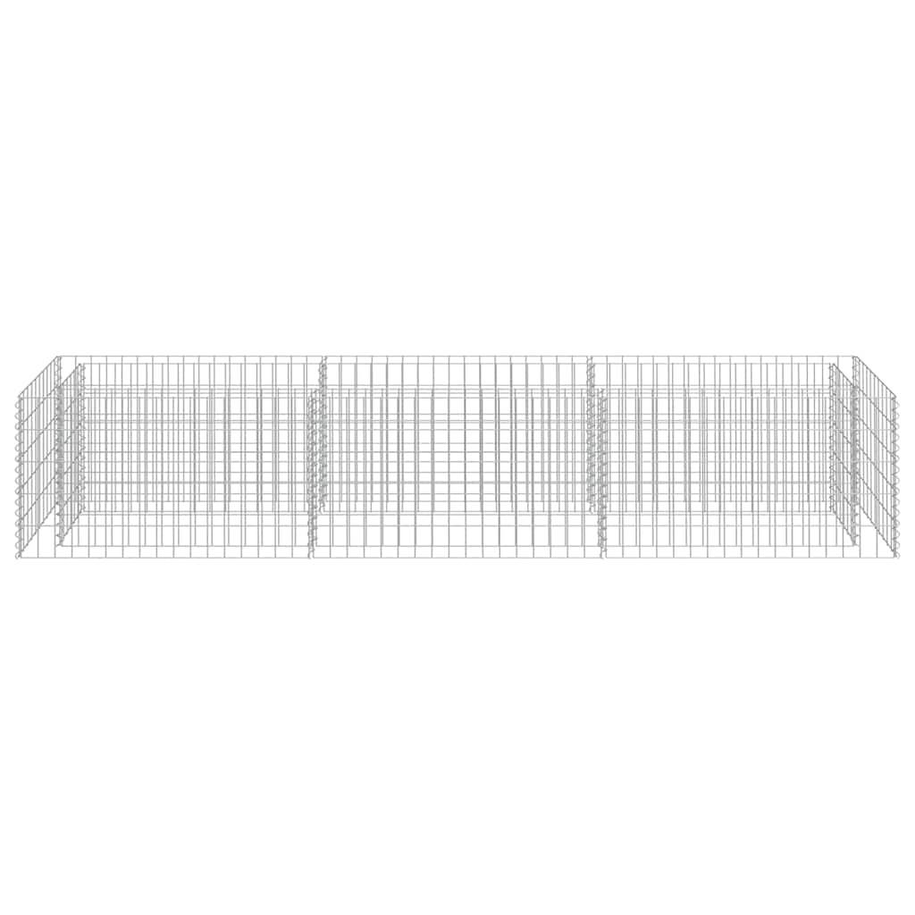 Vidaxl - Lit surélevé à gabion Acier galvanisé 270x50x50 cm vidaXL 143563 - Image 5